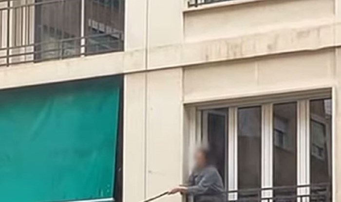 Baka iz susjedstva uhvaćena je u bizarnoj akciji, ovo se definitivno može vidjeti samo na Balkanu