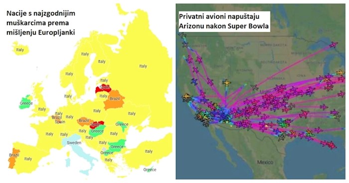 17 neobičnih i fascinantnih karti koje bi mogle promijeniti vaš pogled na svijet