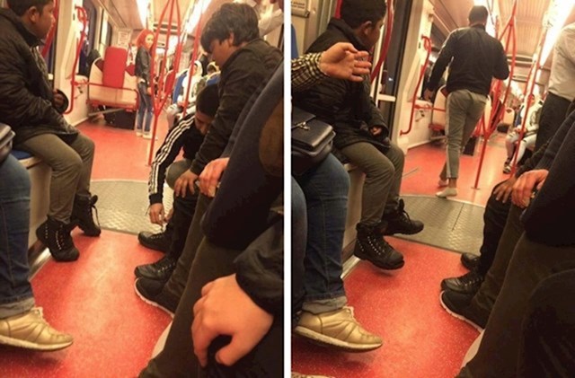 "Jedan mladić je vidio bosog dječaka u javnom prijevozu. Prišao mu je i poklonio mu svoju obuću."