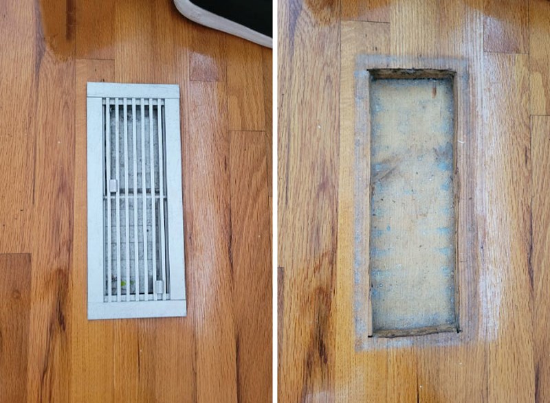 Pokušao sam otvoriti ventilacijski otvor u Airbnbu u kojem sam odsjeo na odmoru i našao sam ovo