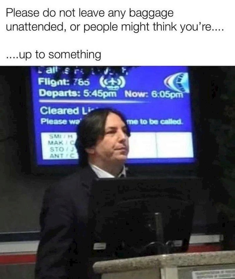 Profesor Snape nije umro. Samo se odlučio za mirniji, bezjački posao...