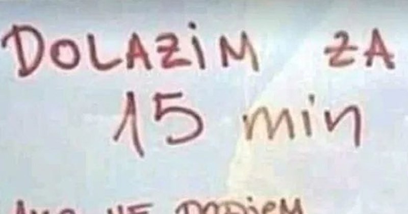 Poruka na radnji očigledno bezbrižnog vlasnika nasmijala je regiju, zavidjet ćete mu na opuštenosti