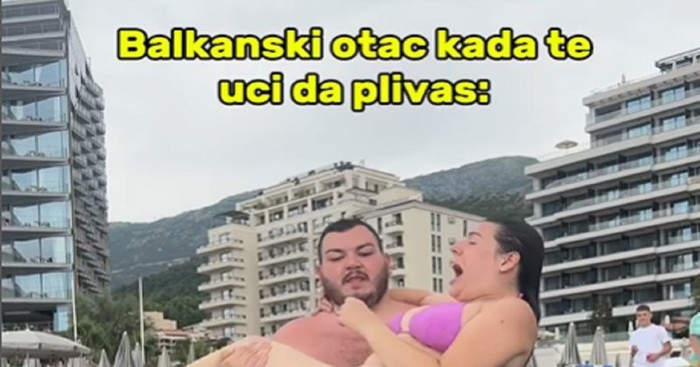 Video o metodi kojom balkanski tate uče djecu plivanju hit je na IG-u, mnogi će se prepoznati