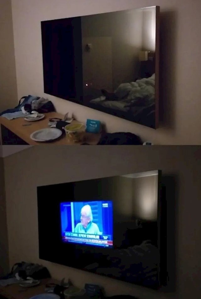 Jedini uvjet nam je bio da soba ima veliku televiziju...