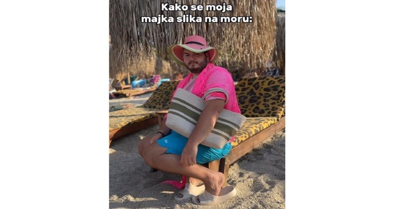 Ovako se svaka, ali baš svaka mama fotka na odmoru na moru. Video je genijalan!