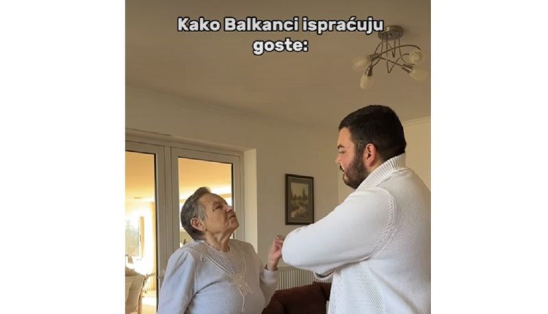 Genijalni video prikazuje kako se na Balkanu ispraćuju gosti iz kuće, totalno je pogođen!