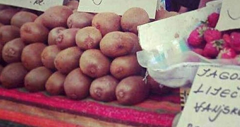 Regijom se širi natpis s tržnice u BIH, jednima je neukusan, drugima urnebesan. Morate vidjeti