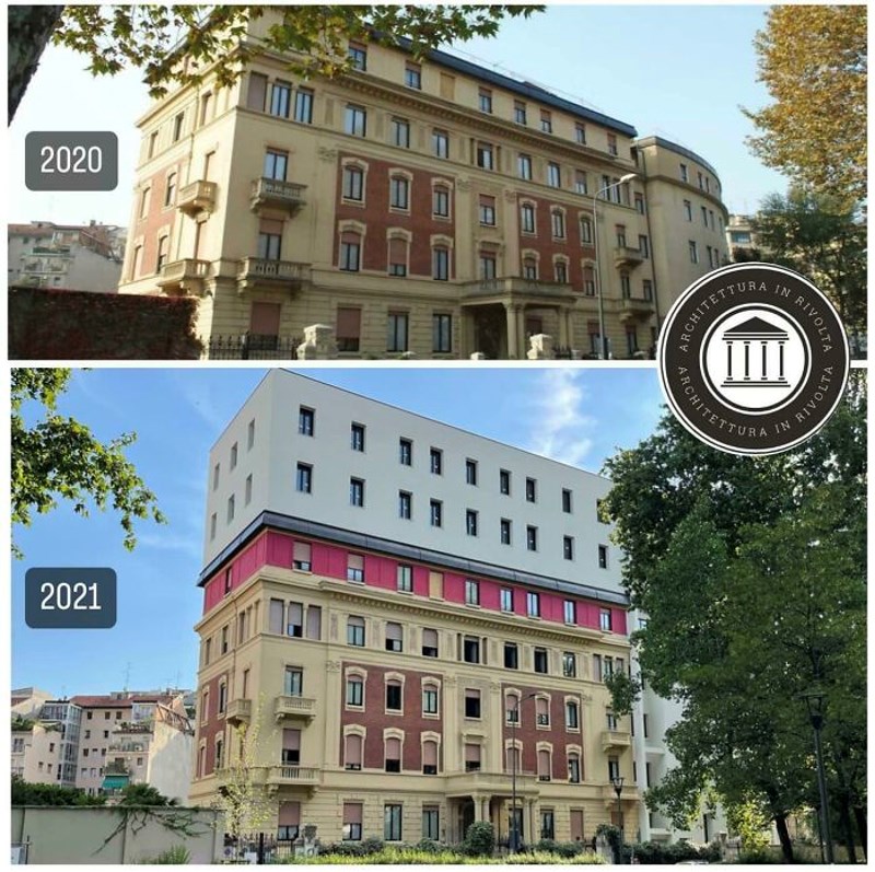 Milano, Italija. Strašno