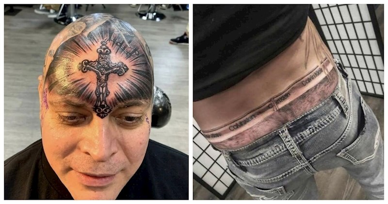 20+ čistih užasa od tetovaža, za koje moraš biti potpuno lud da bi ih stavio na tijelo
