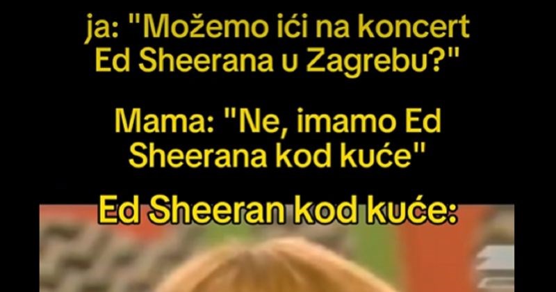 Hrvatska verzija popularnog stranog pjevača nasmijala je Fejs, danas svi dijele ovaj video