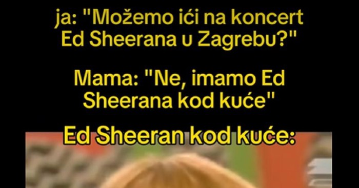 Hrvatska verzija popularnog stranog pjevača nasmijala je Fejs, danas svi dijele ovaj video