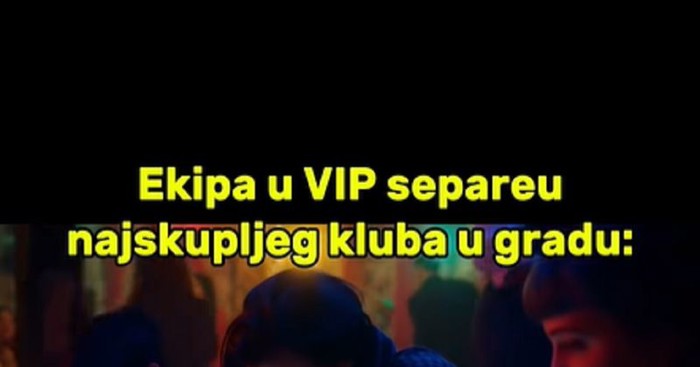 Fora uspoređuje elitu u separeima noćnih klubova i ekipu sa seoske zabave, lajkalo je preko 5K ljudi