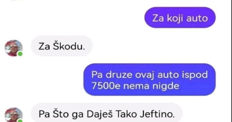 Tip prodaje Škodu ispod svake cijene, razlog za to izazvao je salve smijeha u cijelog regiji