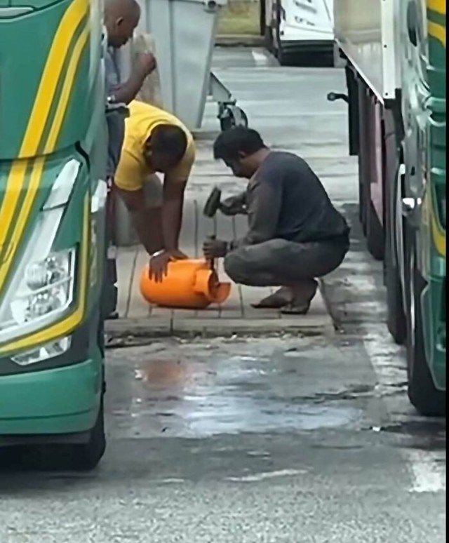 Opasno lupanje po plinskoj boci