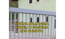 Urnebesni video prikazuje kako na Balkanu izgleda odlazak u goste kod kumova, ovo je totalna istina