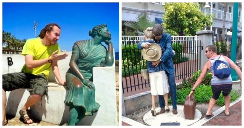 Ljudi se fotkaju sa spomenicima, ali u urnebesnim pozama. Donosimo 14 najluđih primjera