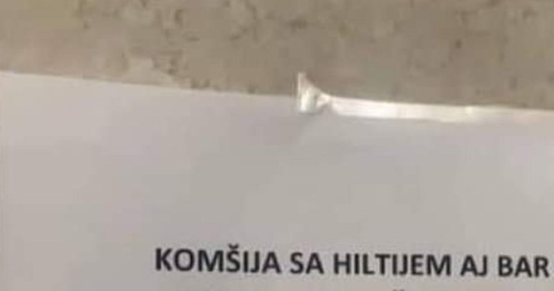 Preuređivao je stan i bučio pa su mu susjedi ostavili dobronamjernu, ali urnebesnu poruku. Hit je!