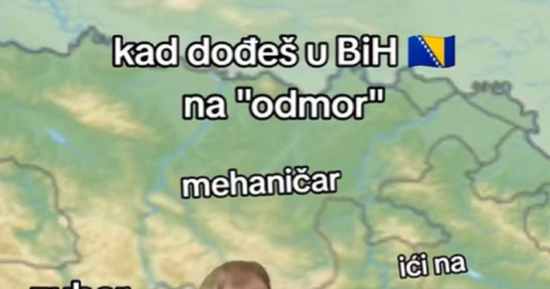 Urnebesni video o odmoru u BiH hit je na mrežama, ovo je totalna istina