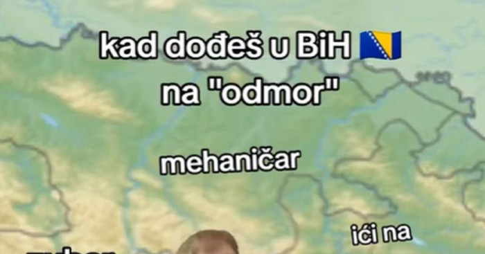 Urnebesni video o odmoru u BiH hit je na mrežama, ovo je totalna istina