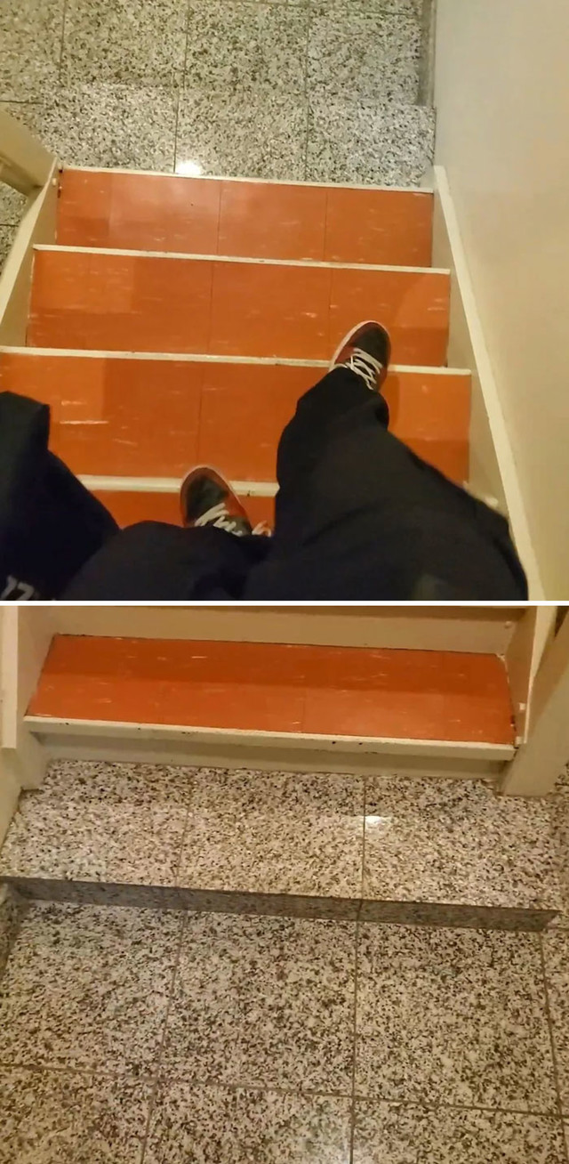 Stepenica koja glumi pod