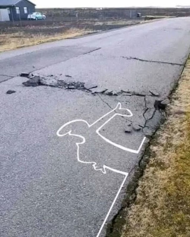 Netko je doslovno shvatio svoj posao bojanja ceste