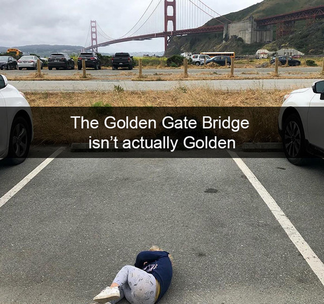 Golden Gate Bridge nije od zlata