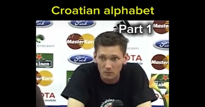 Netko je napravio jednu sasvim neuobičajenu verziju hrvatske abecede, snimka je nasmijala tisuće
