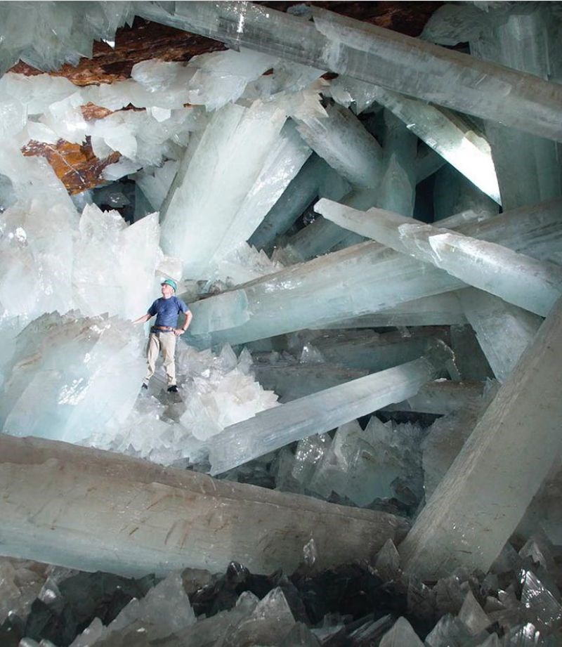 Cueva de los Cristales (Kristalna špilja) u Meksiku — ovdje možete vidjeti najveće kristalne formacije na planetu.
