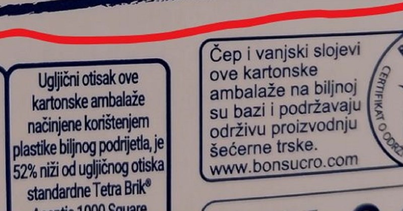 Na ambalaži jednog našeg mlijeka osvanule su neobične poruke kupcima, ljudima nisu baš sjele