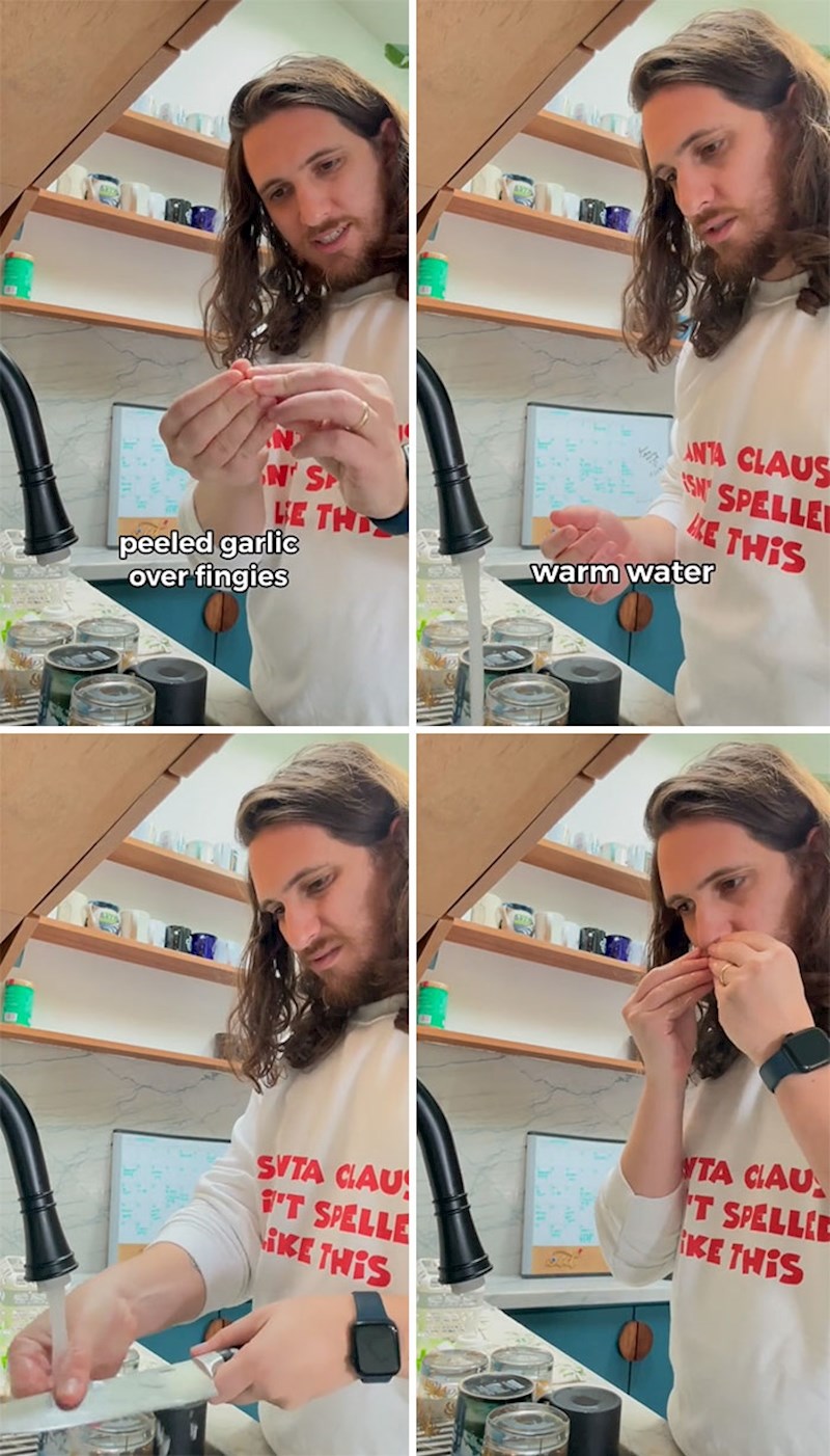 Nehrđajući čelik uklanja miris češnjaka s vaših ruku