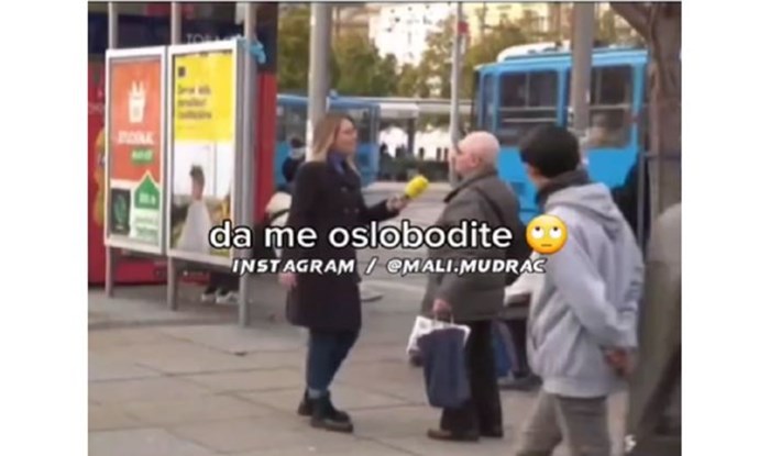 Reporterka je pitala prolaznika može li mu učiniti dobro djelo, ovakav odgovor nitko nije očekivao