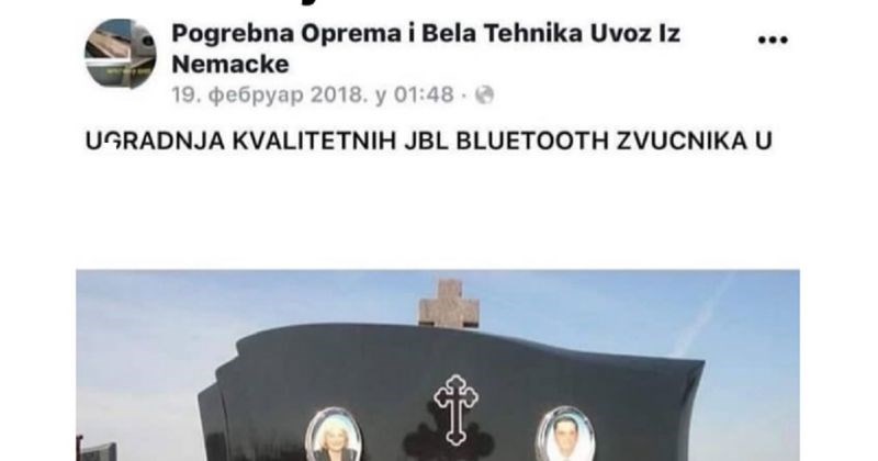 Oglas za prodaju pogrebne opreme obišao je regiju, ljudi ne vjeruju što nudi ovaj tip