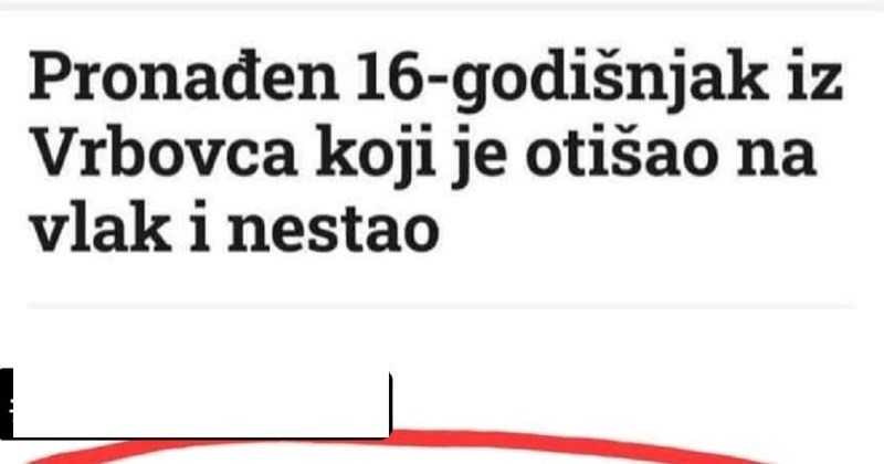 Tip se vozio HŽ-om, roditelji prijavili nestanak. Komentar drugog putnika apsolutni je hit na Fejsu!