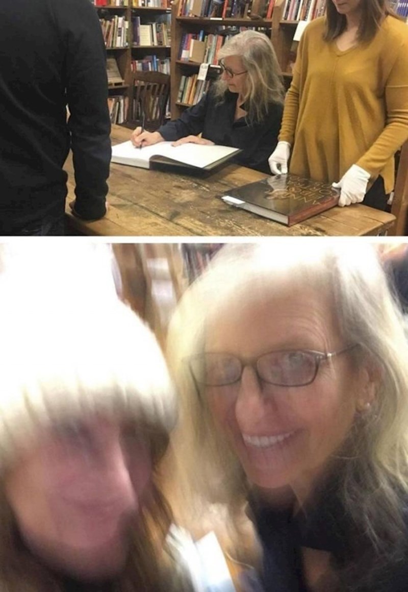 "Zamolila sam prijateljicu da me slika s omiljenom književnicom."