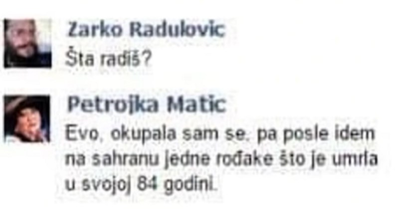 Bizarno dopisivanje dvoje ljudi u pozamašnim godinama nasmijalo je regiju, hit je