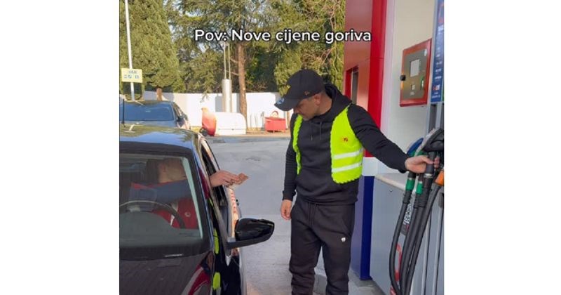 Skeč o točenju goriva nakon novog poskupljenja masovno se šera mrežama, totalno je pogođen