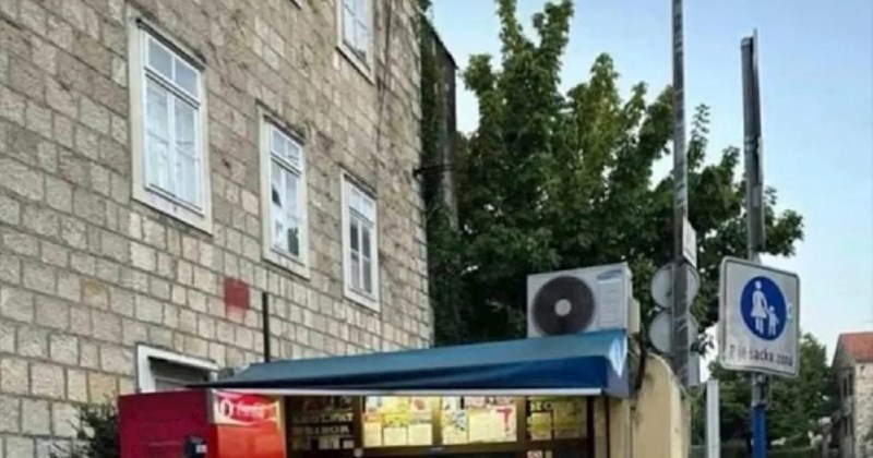 Prolaznik je na jednom kiosku snimio totalno bizaran prizor, ovo je moguće vidjeti samo u Dalmaciji