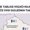 Fotka prikazuje najomraženije registarske oznake u pojedinim hrvatskim regijama, mnoge će naljutiti