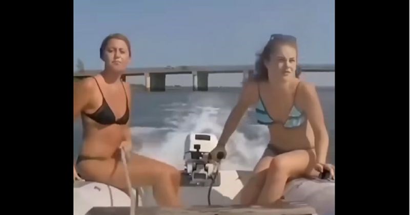 Nesvakidašnji peh koji se dogodio ovim curama dok su vozile brod obišao je RH, snimka je urnebesna