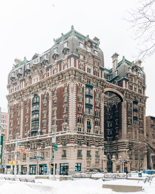 Povijesna ljepotica u New Yorku pod snijegom