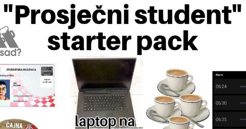 Fora o obaveznoj "opremi" prosječnog hrvatskog studenta hit je na Fejsu, morate vidjeti