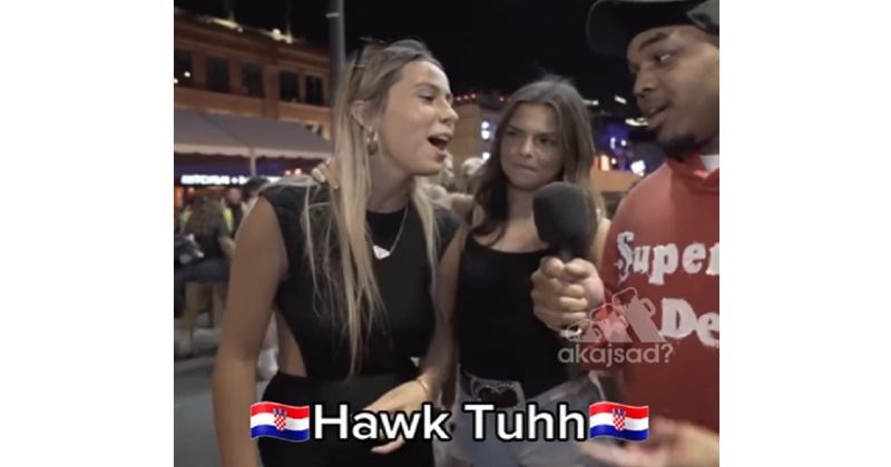 Hrvatska verzija viralnog hita "Hawk tuah" istovremeno će vas zgroziti i nasmijati do suza, hit je