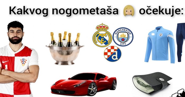 Fora prikazuje očekivanja i realno stanje muškaraca koji žele postati nogometaši, urnebesna je!