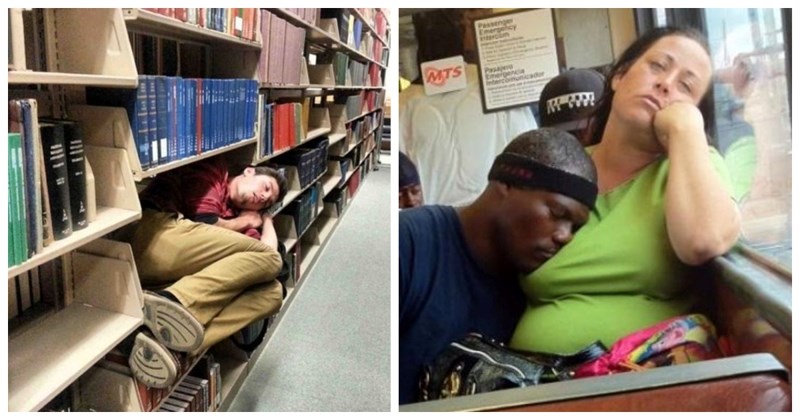 Ekipa je zaspala na čudnim mjestima u najsmješnijim pozama, naravno da su sad zvijezde na mrežama