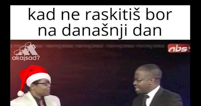 Fore na račun ljudi koji danas ostave okićen bor hit su na Fejsu, evo najurnebesnijih