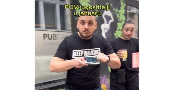 Fora video prikazuje stanje u ugostiteljstvu u siječnju, nije daleko od istine 😅
