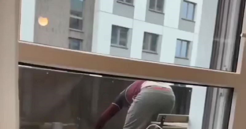 Ideja ovog tipa za košenje travnjaka bez kosilice izazvala je salve smijeha na mrežama, genijalna je