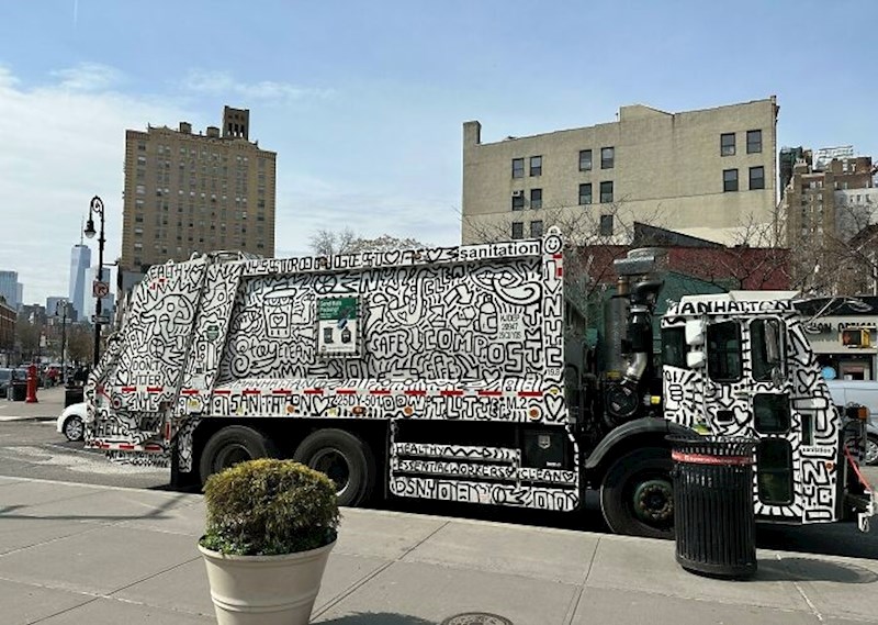 Grad New York angažira lokalne umjetnike da oslikaju njihove kamione za smeće