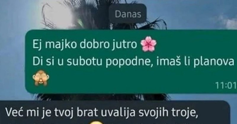 Dopisivanje mame i sina nasmijalo je tisuće na Fejsu, posebno će biti zanimljivo Dalmatincima