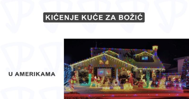 Foru o kićenju kuće za Božić u Americi i kod nas lajkaju tisuće na Fejsu, morate vidjeti
